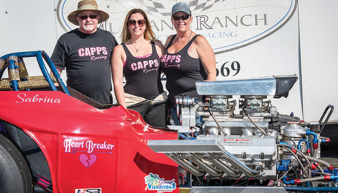 585 CID BIG BLOCK CHEVY DRAG CAR  “SABRINA CAPPS”