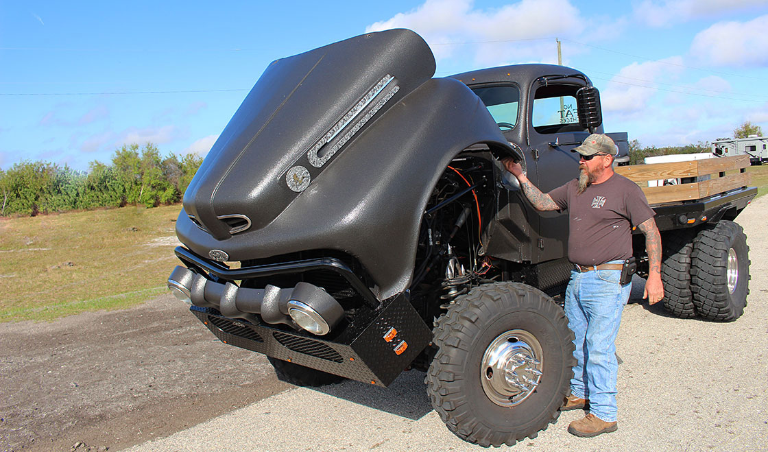 1952 FORD BODY & 1997 DODGE RAM3500 CHASSIS