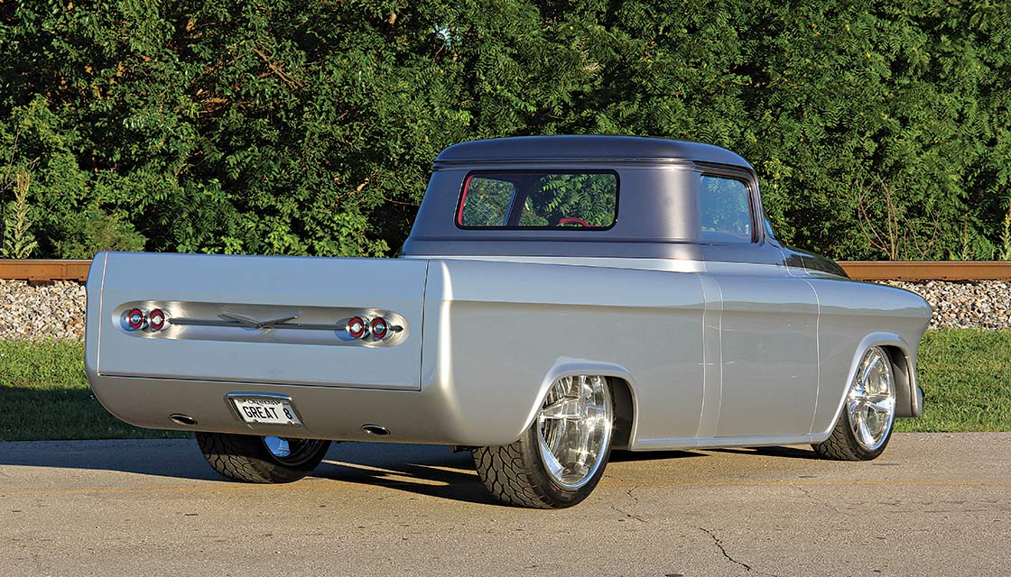 1957 Chevy Fleet Side Short-bed Quik Silver Owasso