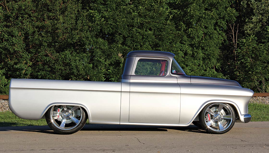 1957 Chevy Fleet Side Short-bed Quik Silver Owasso