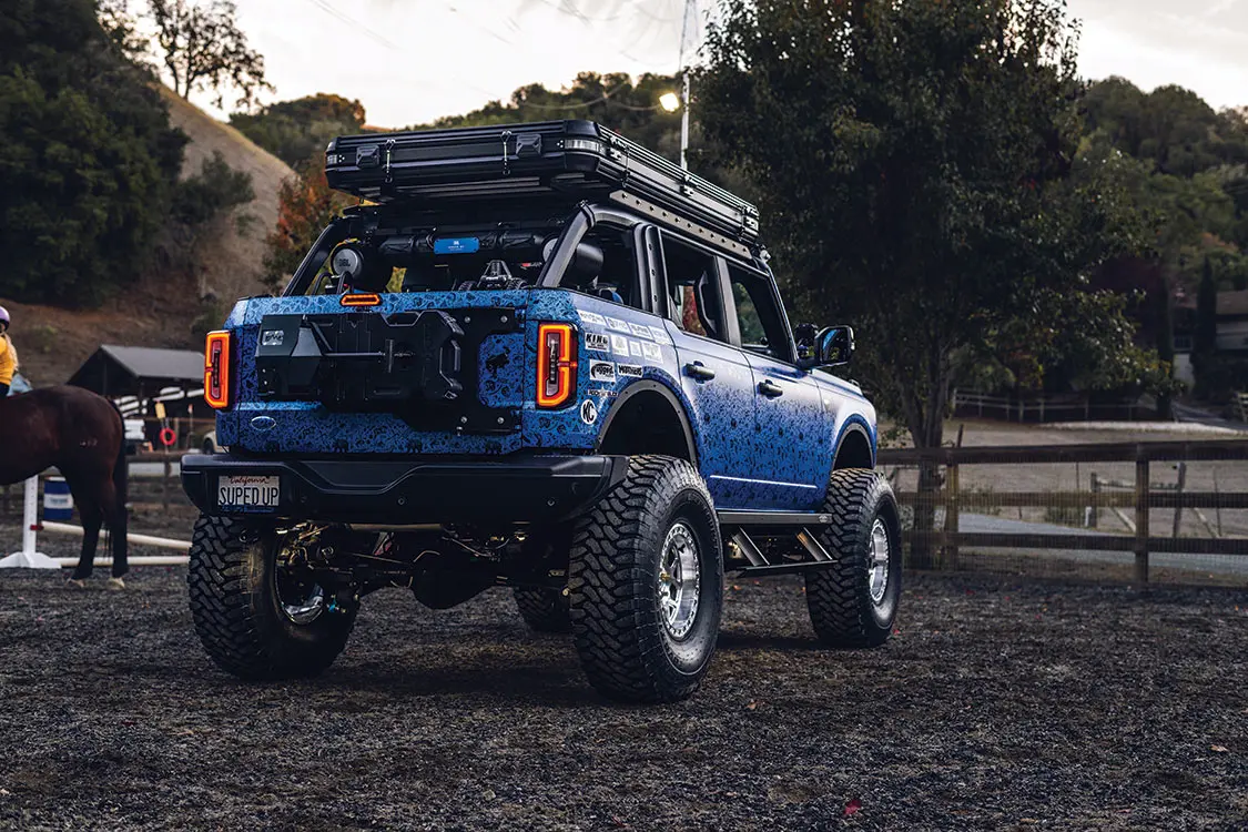 Blue Ford Bronco First Edition